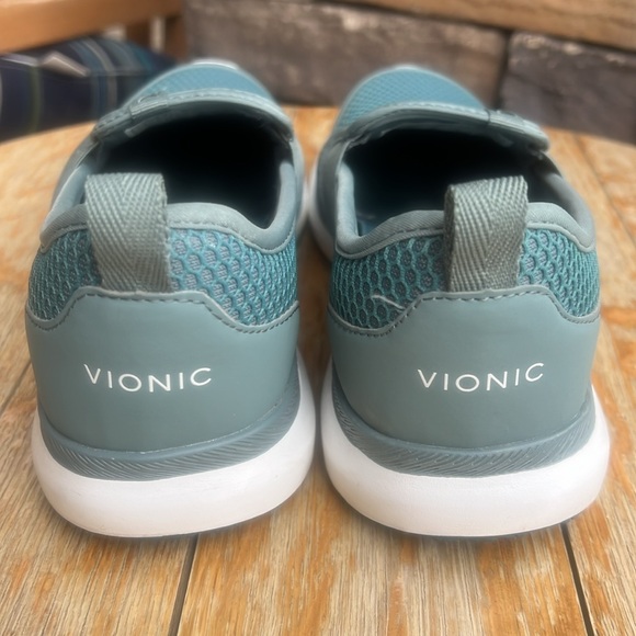 Vionic Orthaheel Julianna Pro Slip On Sneaker Teal Blue Womans Size 8 - Picture 5 of 10
